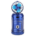 Solar USB Charging Tent Light + Fan