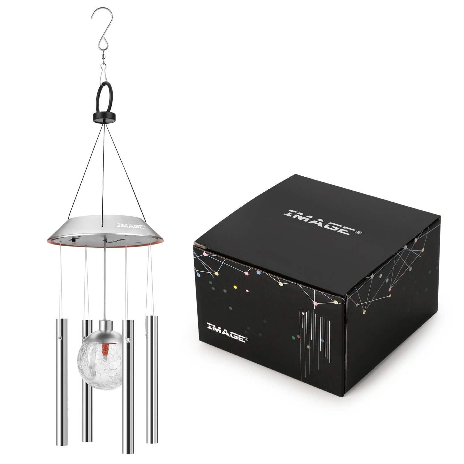 Solar Wind Chimes Color Changing LED Light