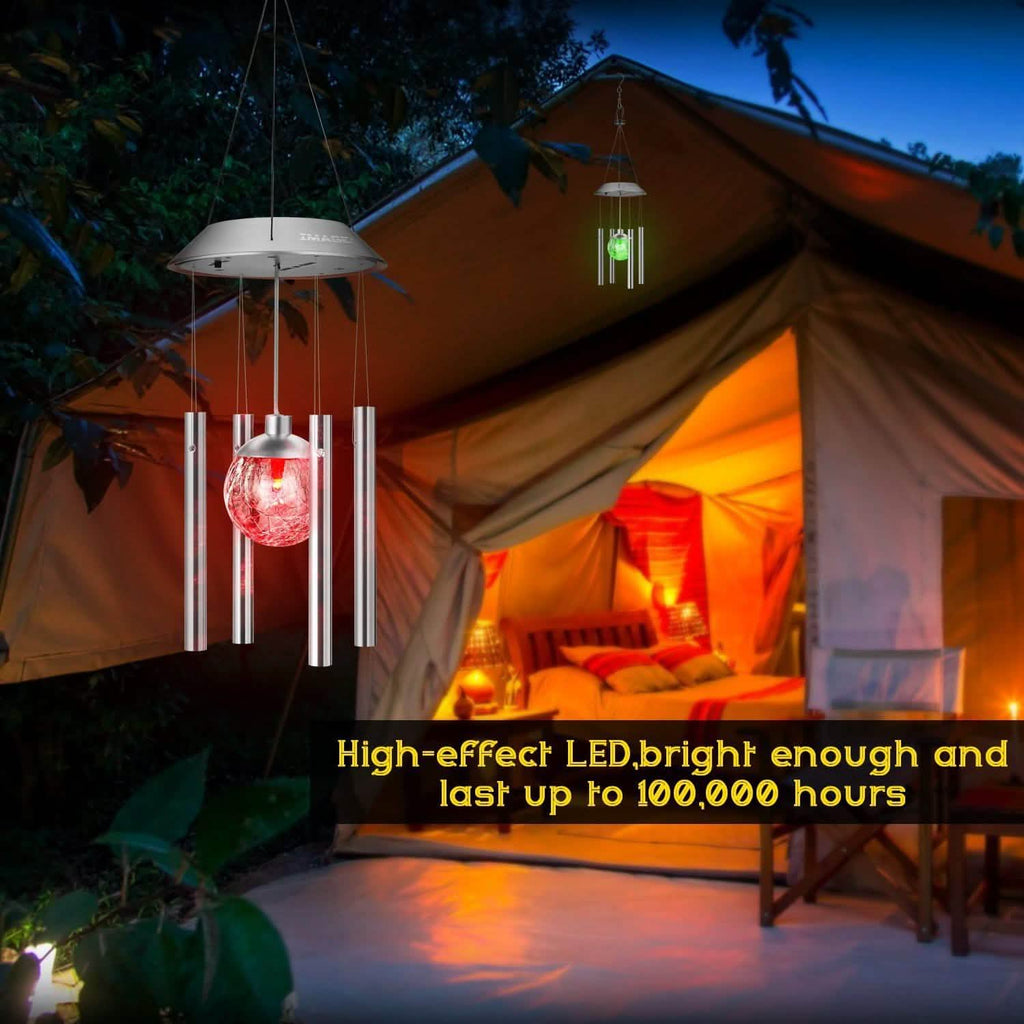 Solar Wind Chimes Color Changing LED Light