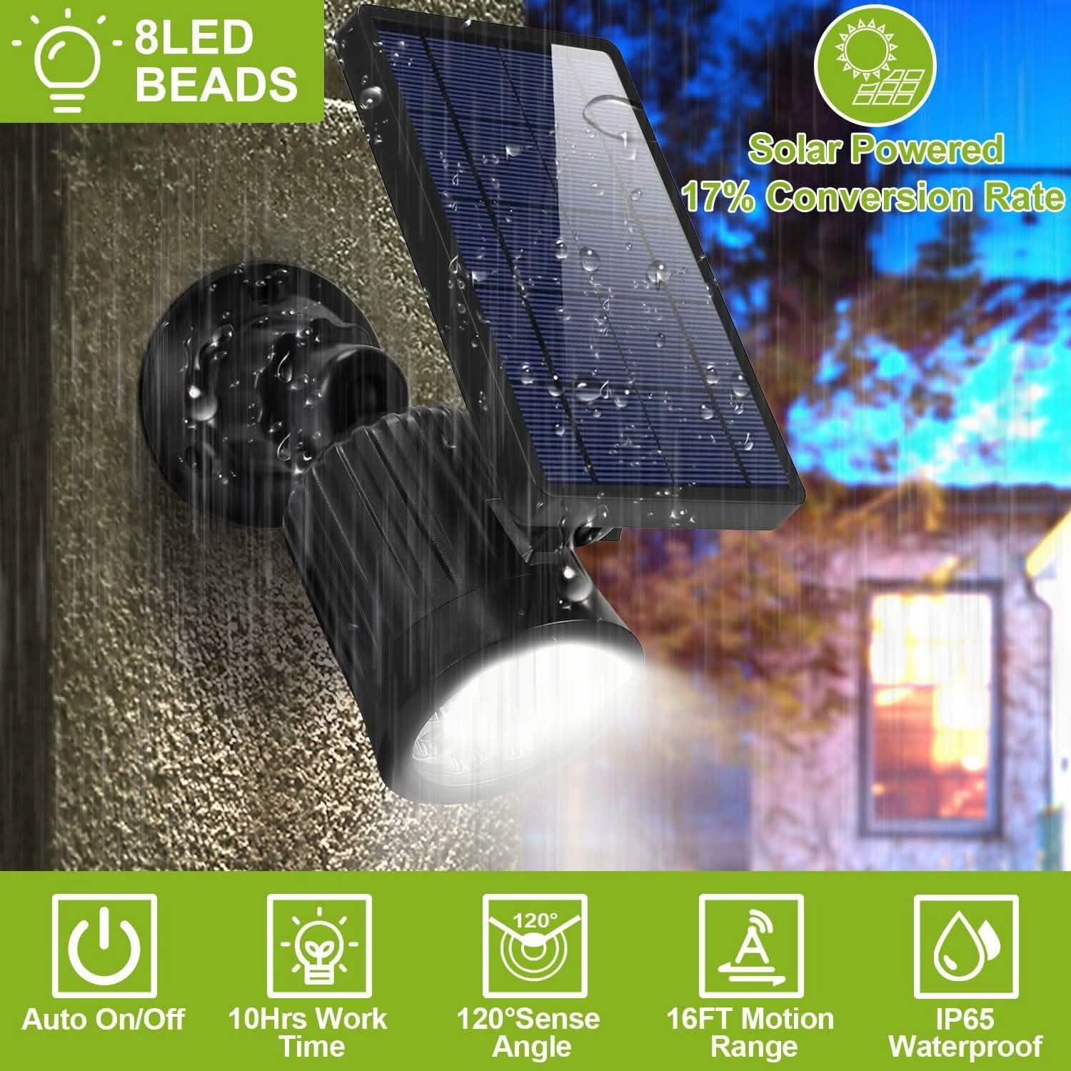 Solarek Lights Outdoor Solar Powered LED Spotlights