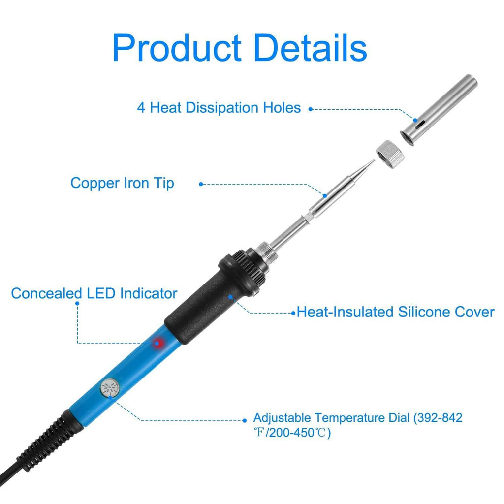 Soldering Iron 110V/60W Adjustable Temperature