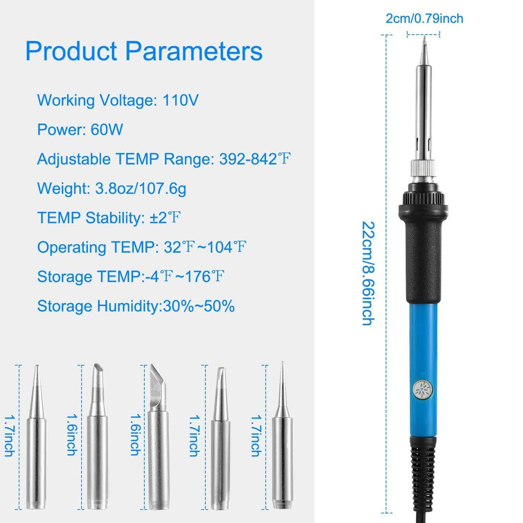 Soldering Iron 110V/60W Adjustable Temperature