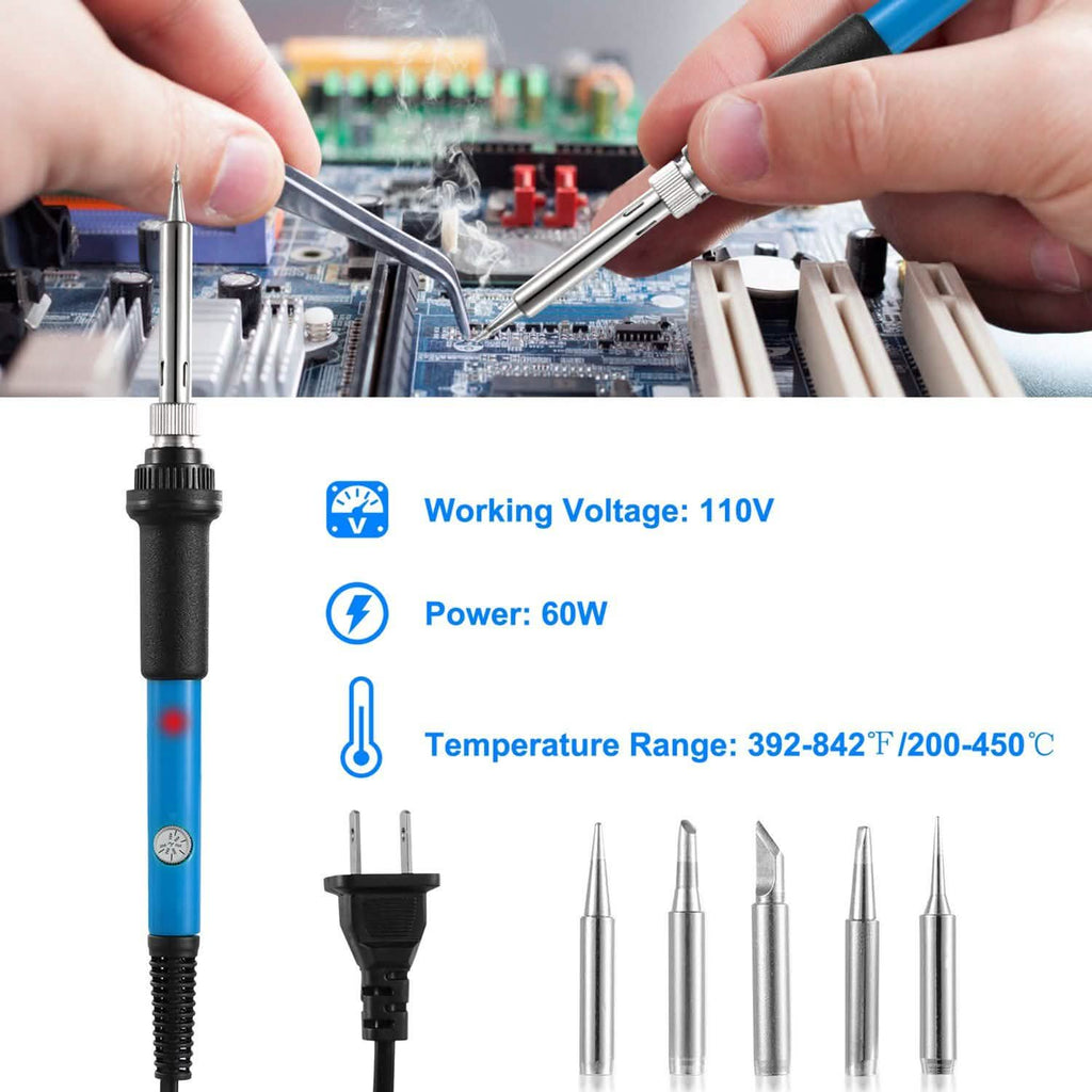 Soldering Iron 110V/60W Adjustable Temperature