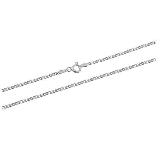 Solid .925 Sterling Silver Curb Link Chain Unisex Necklace