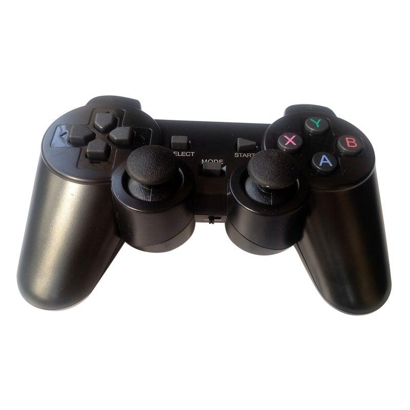 Solid Black 2.4G Wireless Joystick Game Controller Portable With Micro USB OTG Adapter Compatible With PC Laptop Tablet