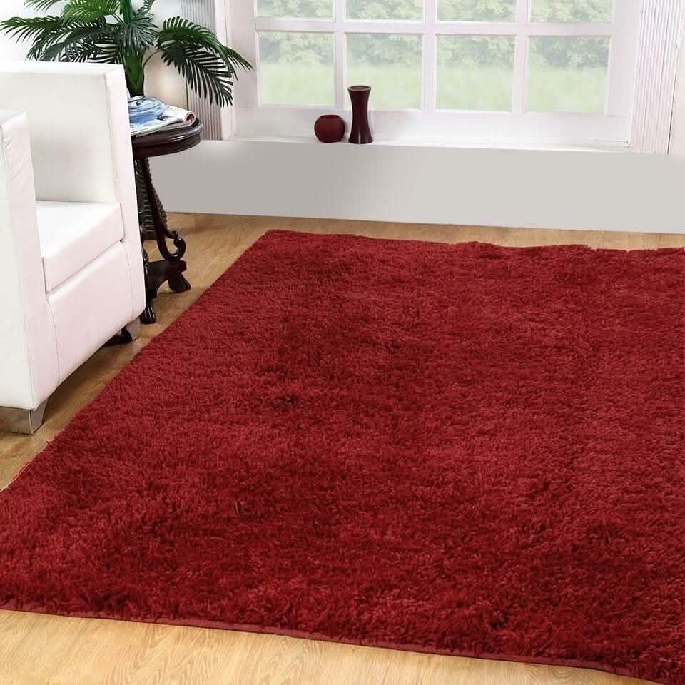 Solid Plush Shag Rug - Assorted Sizes