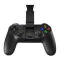 Solid Sustainable Black Bluetooth 2.4GHz Wireless Gamepad Controller Compatible With PC Smartphones Laptop