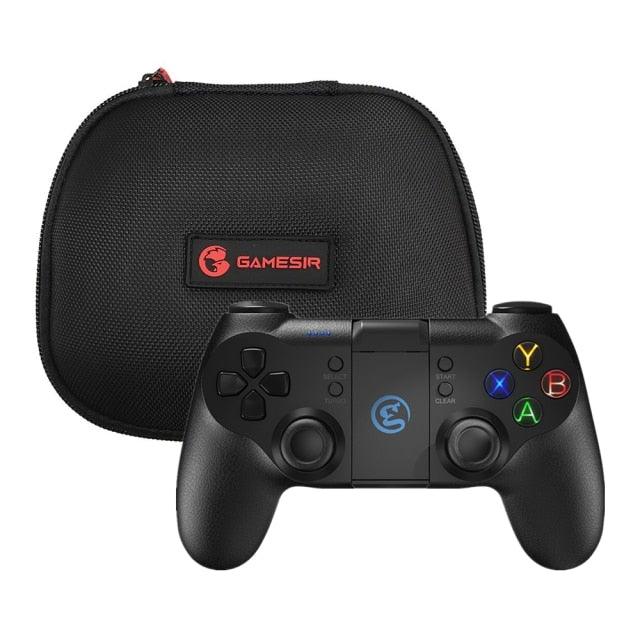 Solid Sustainable Black Bluetooth 2.4GHz Wireless Gamepad Controller Compatible With PC Smartphones Laptop
