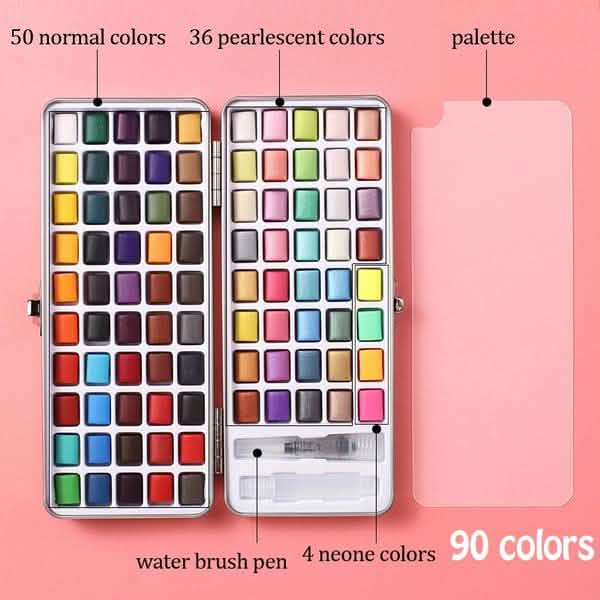 Solid Watercolor Pigment Set