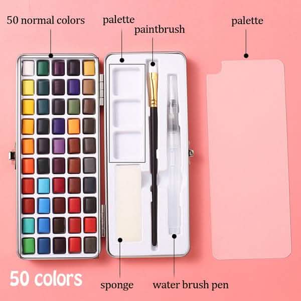 Solid Watercolor Pigment Set