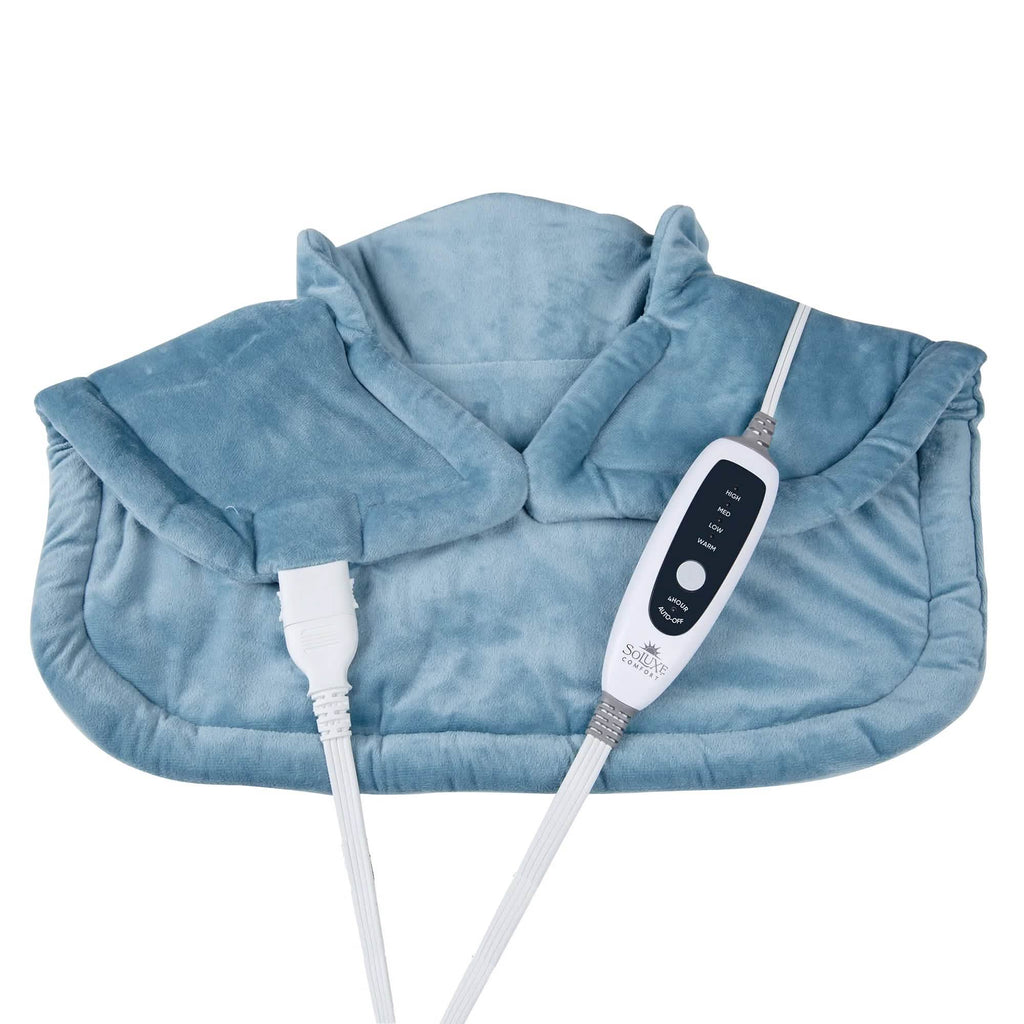 Soluxe Comfort Weighted Neck and Shoulder Heating Pad