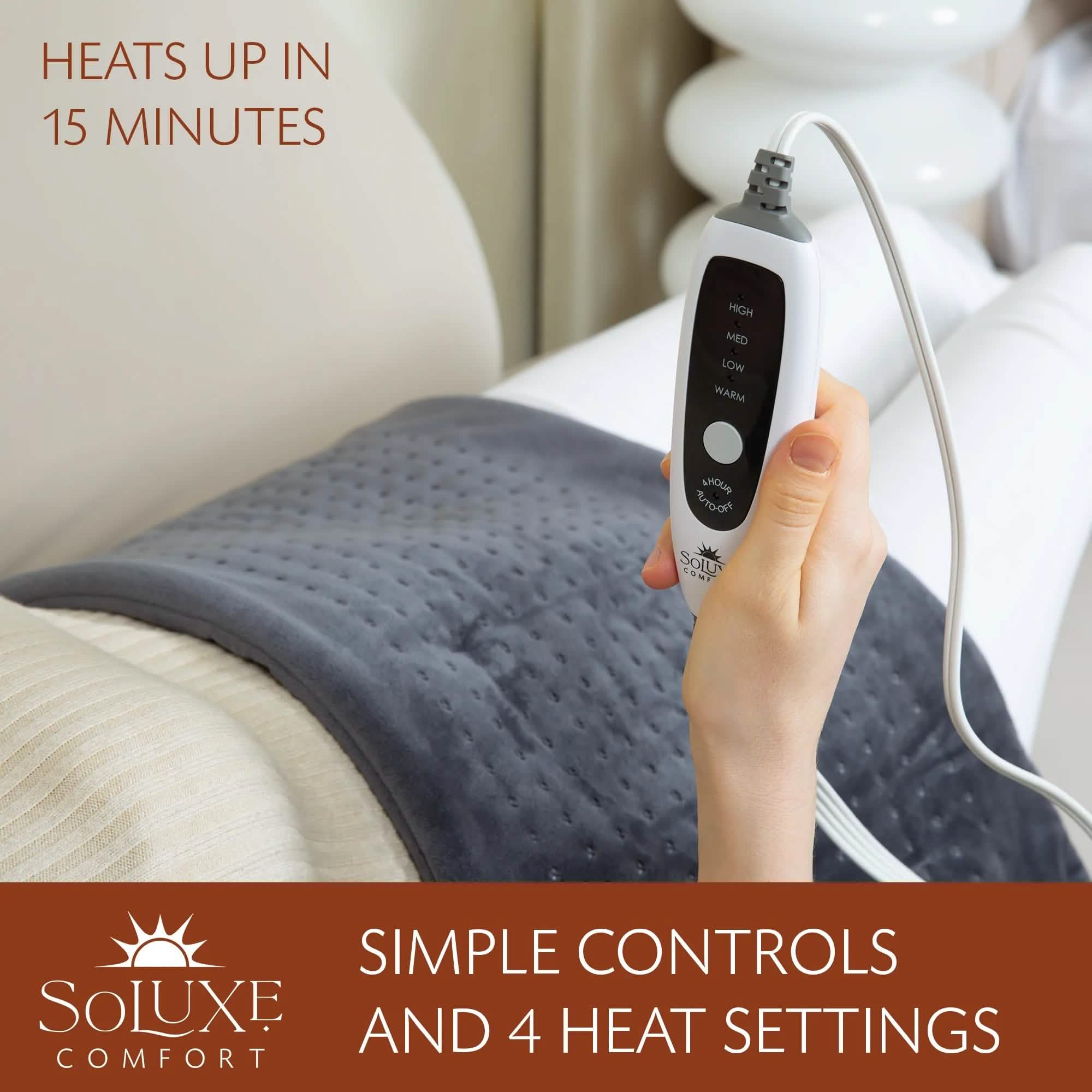 Soluxe Comfort XL King Size Heating Pad