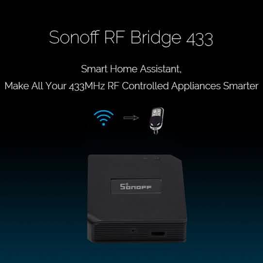 SONOFF® RF Bridge WIFI 433 MHz Replacement Smart Home Automation Universal Switch