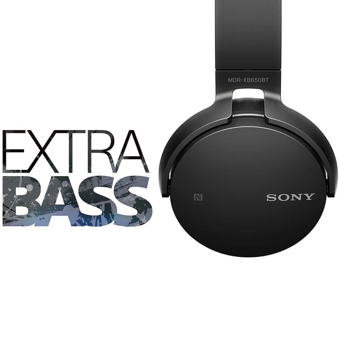 Sony MDRXB650BT/B Extra Bass Bluetooth Headphones - Black (Refurbished)