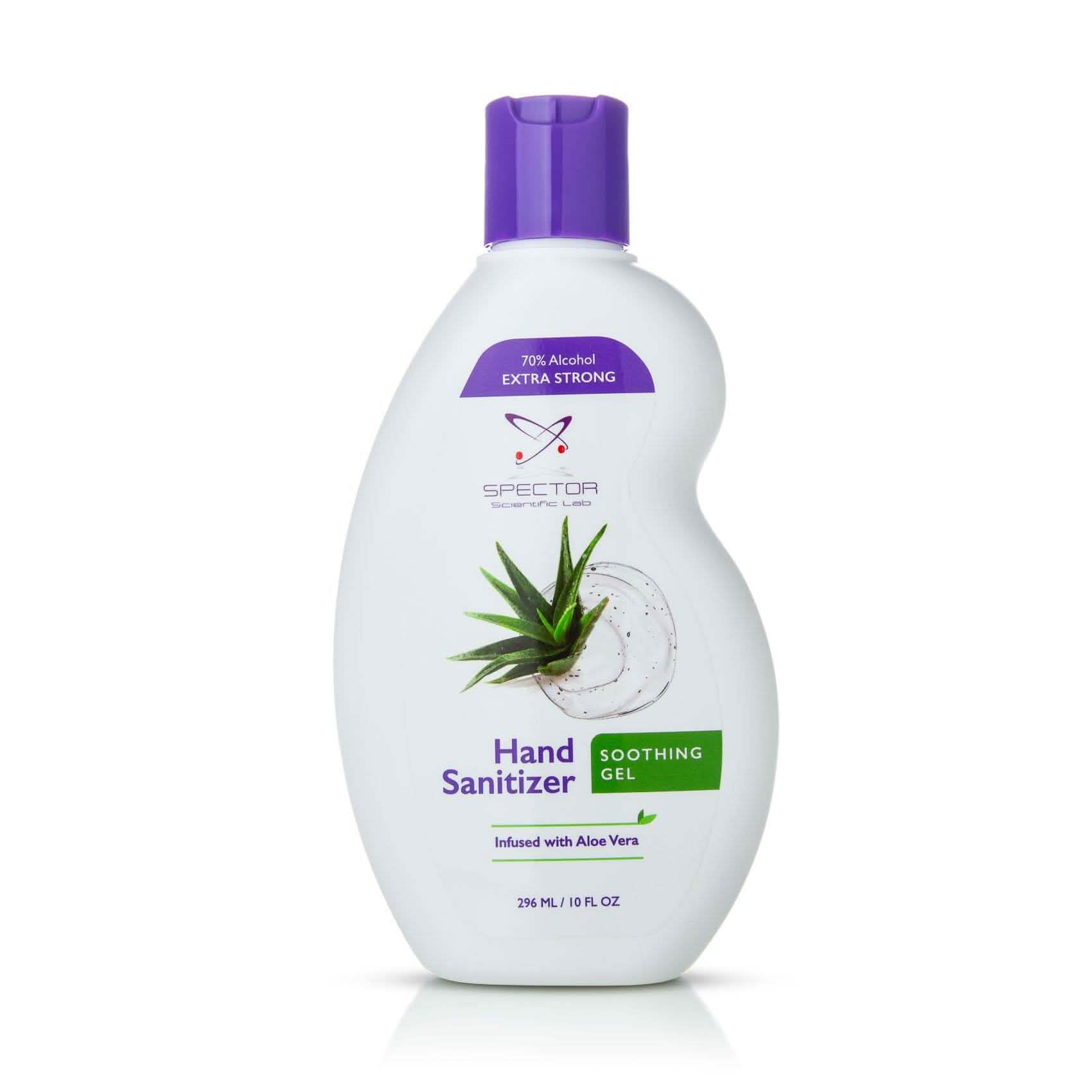 Soothing Gel Hand Sanitizer with Aloe Vera and 70% Alcohol