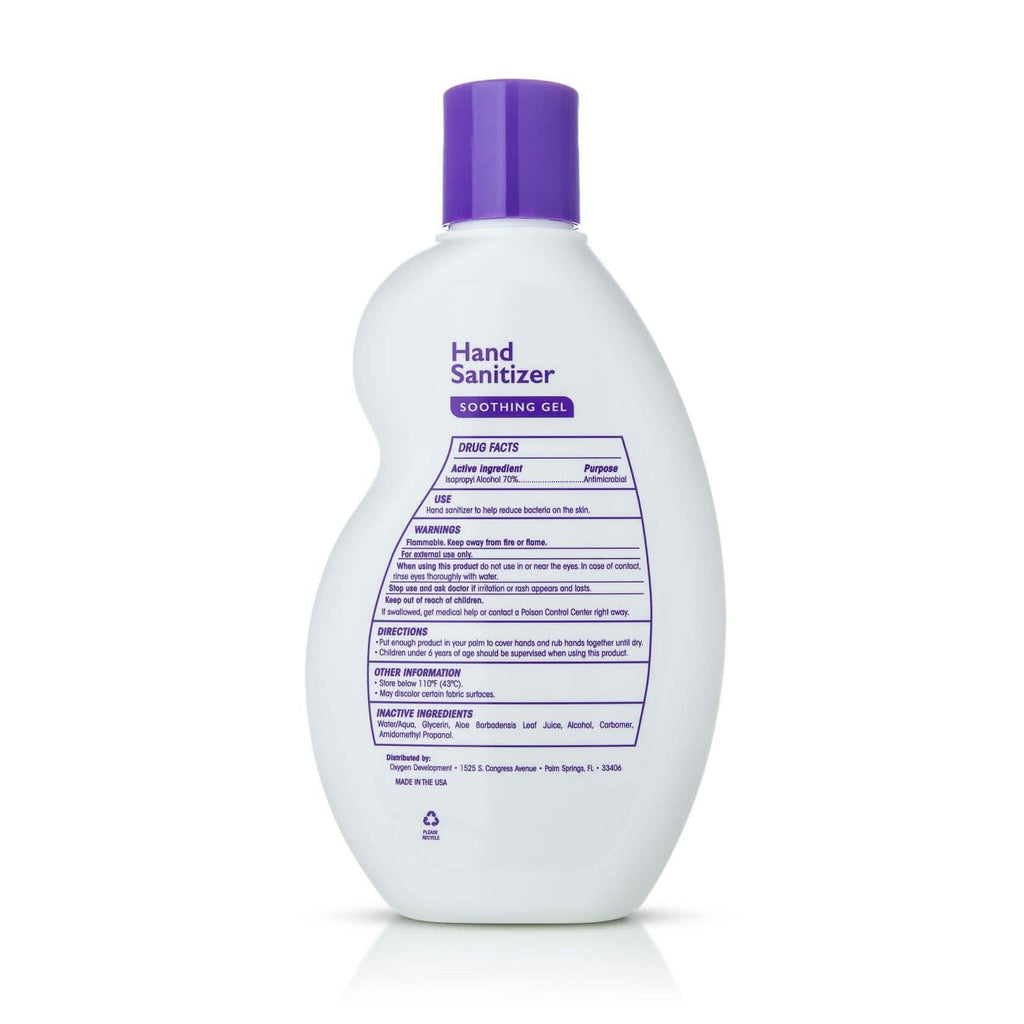 Soothing Gel Hand Sanitizer with Aloe Vera and 70% Alcohol