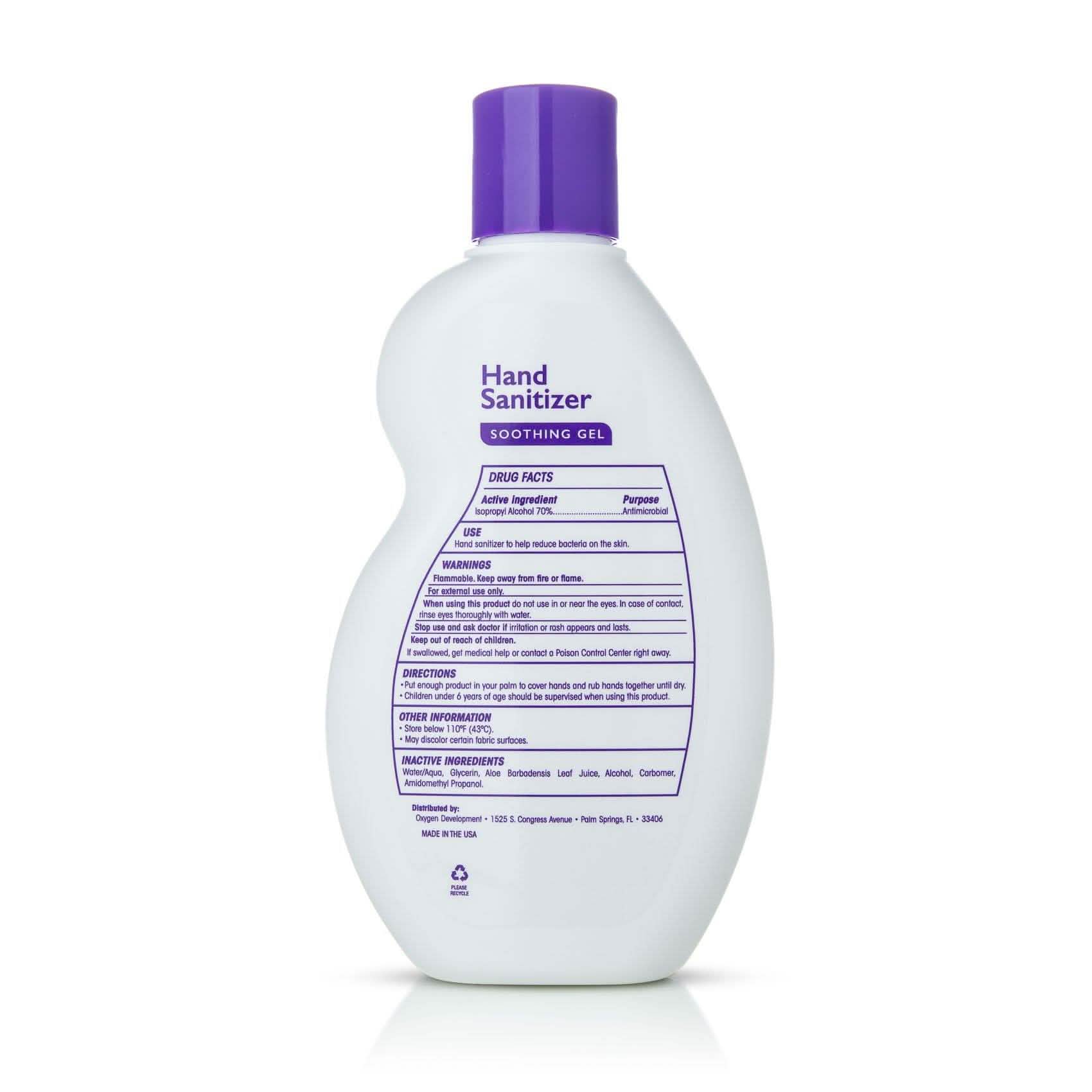 Soothing Gel Hand Sanitizer with Aloe Vera and 70% Alcohol