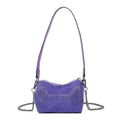 Sparkling Rhinestone Bag For Females Mini Portable Hand Bag Diamond Messenger Bag Fashionable Zipper Feminina Evening bag