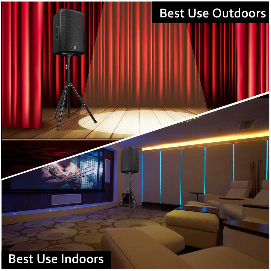 Speaker Tripod Stand Adjustable Height Heavy Duty Holder