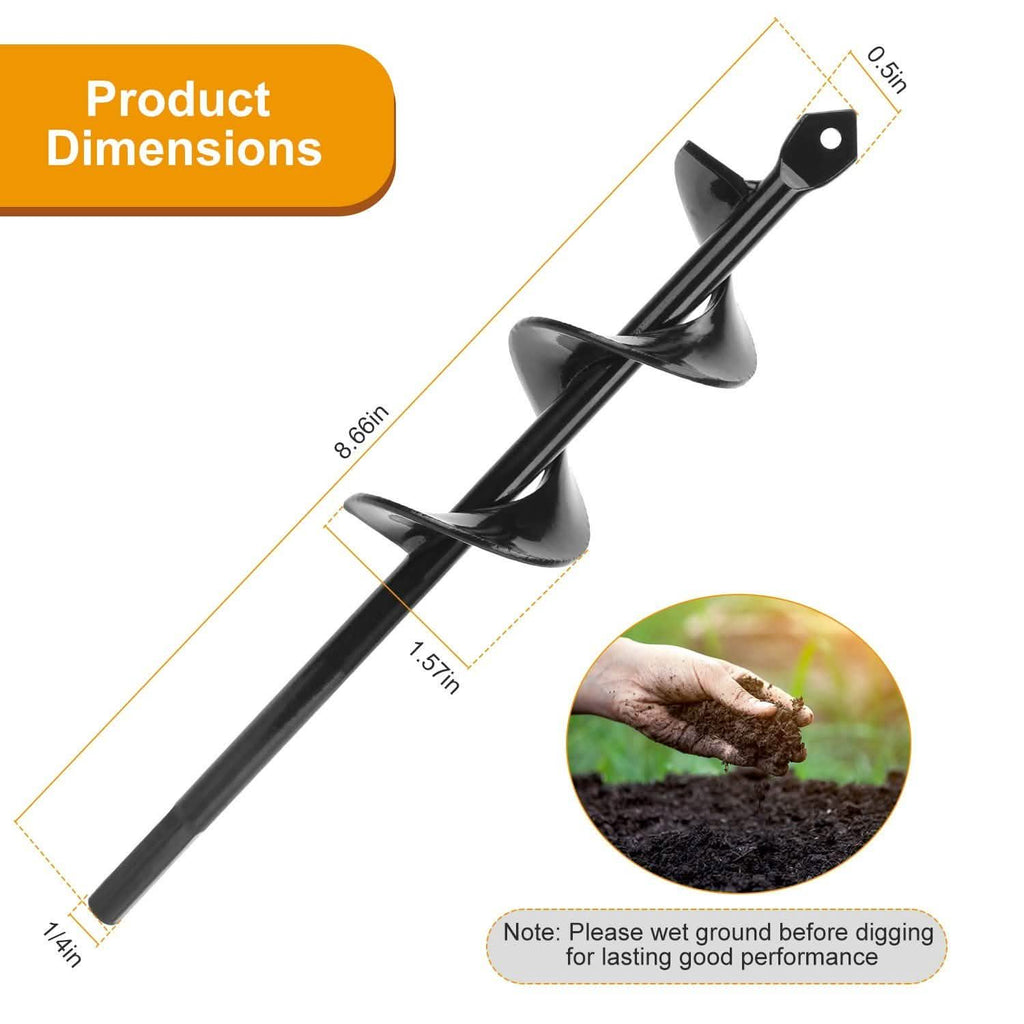 Spiral Drill Bit Gardening Auger