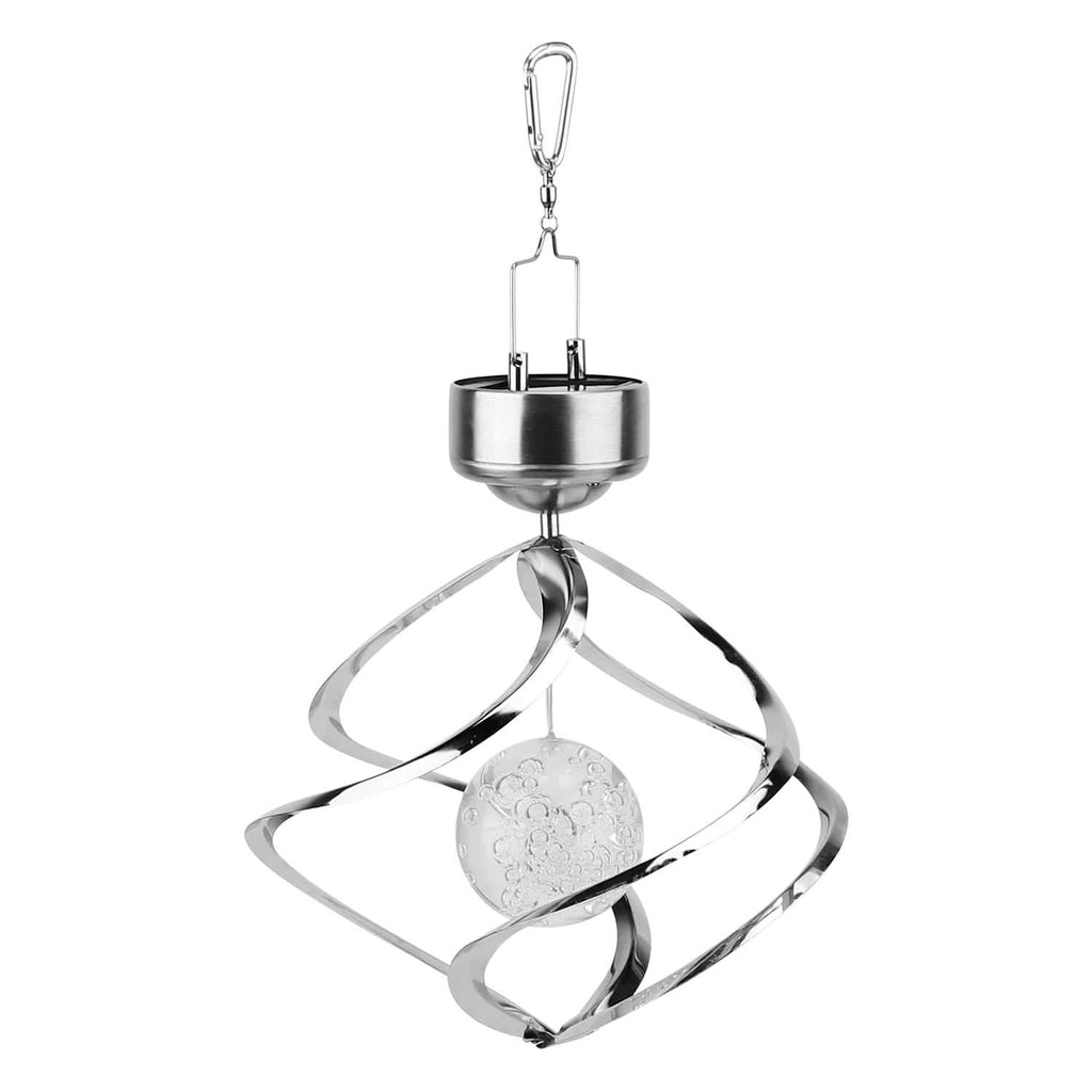Spiral Spinner Solar Lights Wind Chime LED