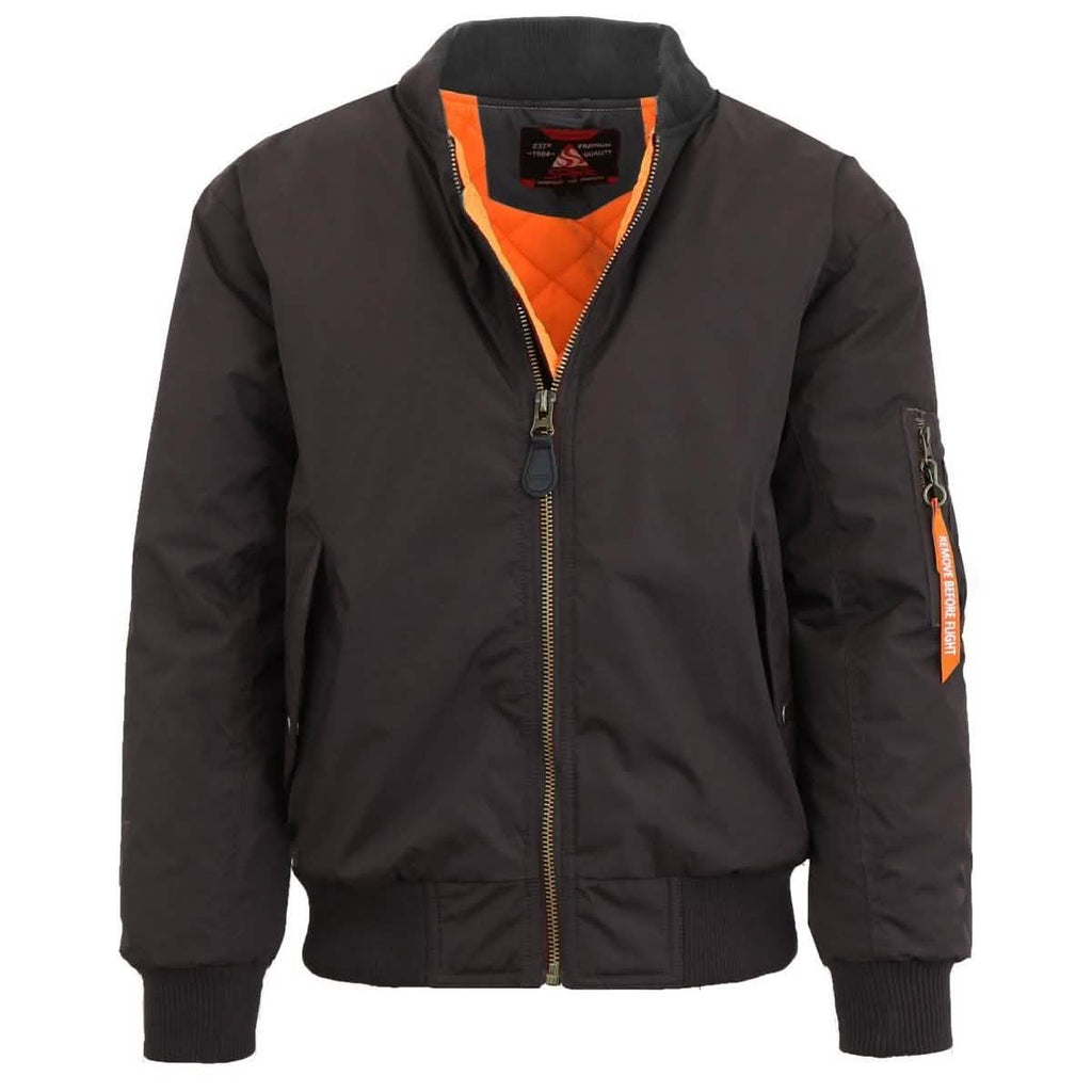 Spire by Galaxy Men's Heavyweight MA-1 Bomber Jacket