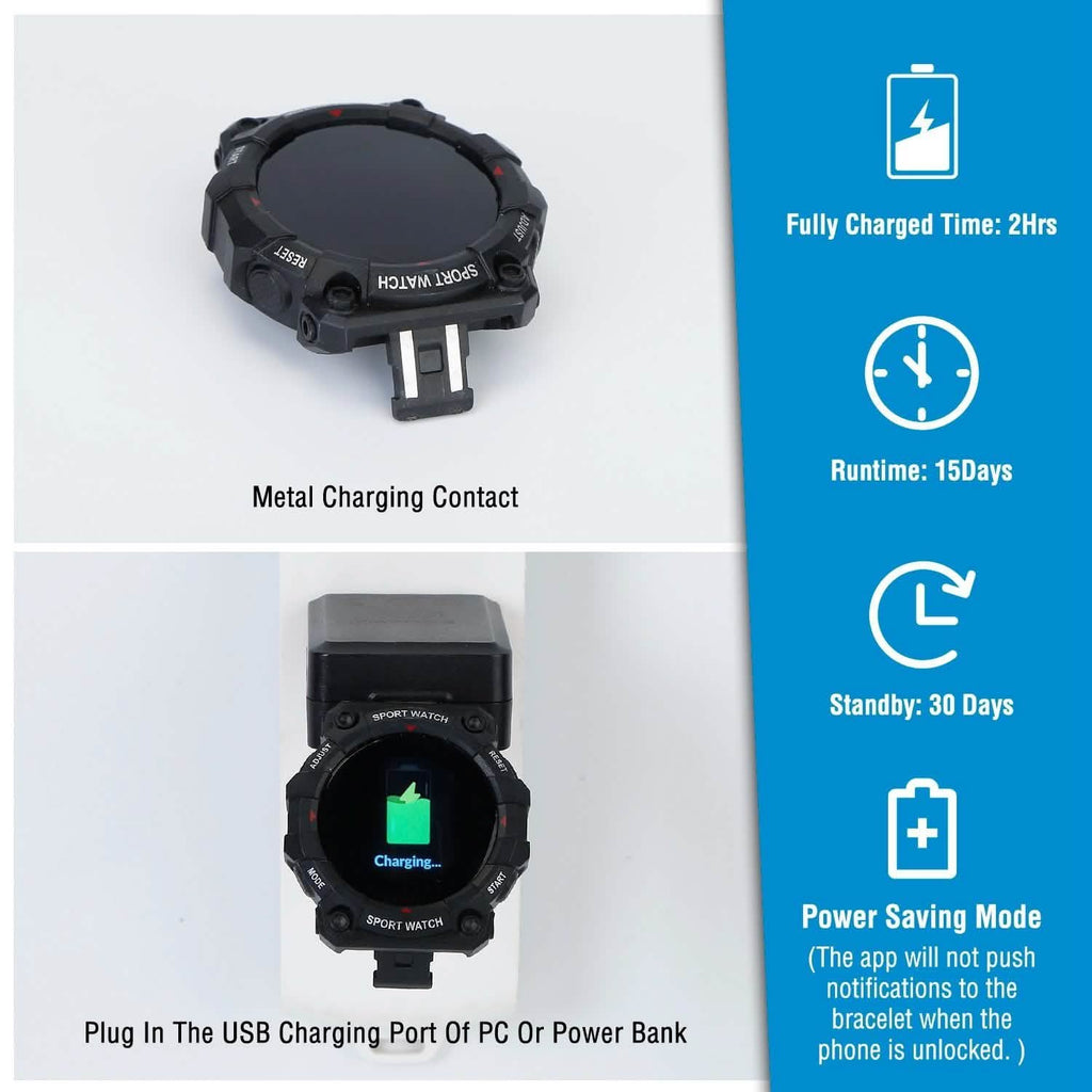 Sport Bracelet with Heart Rate Blood Pressure Sleep Monitor