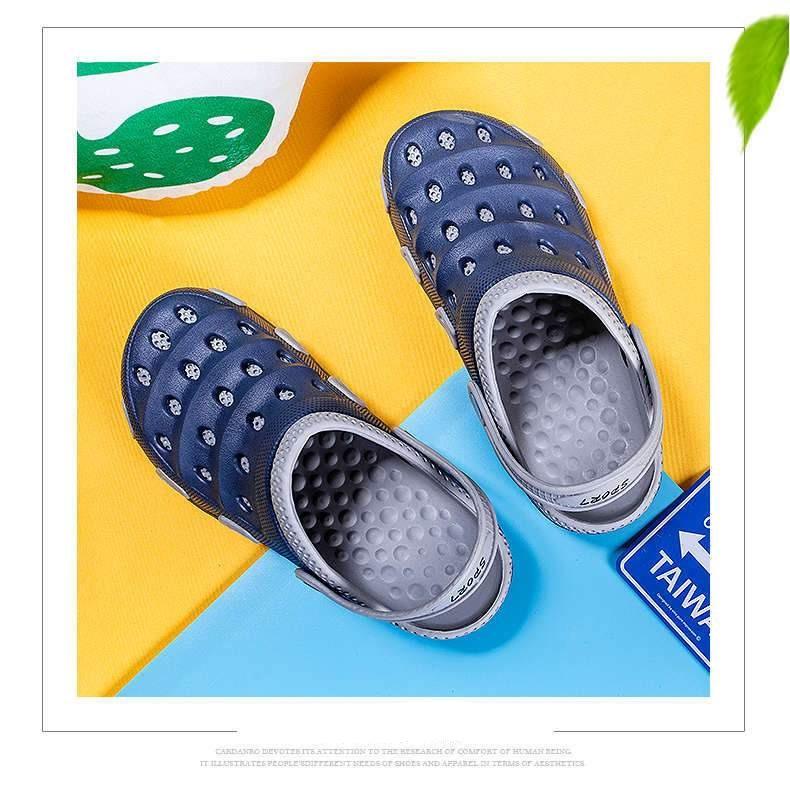 Sport Summer Flip Flop Slipper Mans Summer Sandals Working Gym Non Slip Water Shoes With Adjustable Strap Lightweight Slip On Leather Clogs