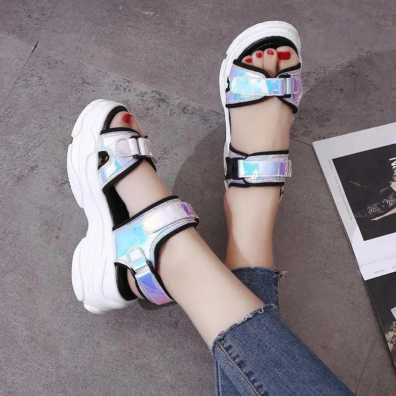 Sport Womens Colorful Sandals Cool Beach Fashion High Comfortable Stylish Women Sandals