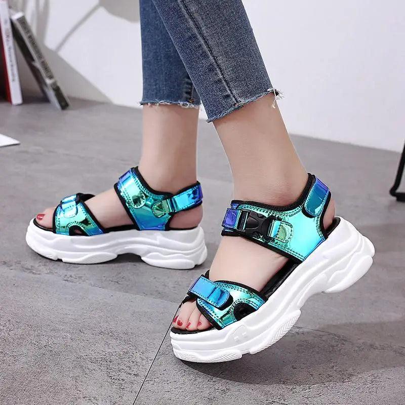 Sport Womens Colorful Sandals Cool Beach Fashion High Comfortable Stylish Women Sandals
