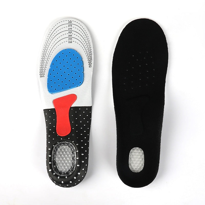 Sports insoles for men and women, sweat absorbing, breathable and shock-absorbing insoles
