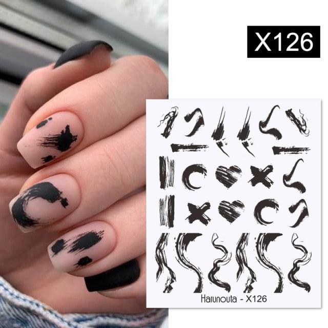Spring Simple Green Theme Water Decal Sticker Flower Leaf Tree Summer Slider For Manicuring Nail Art Watermarks Art Decoration Manicure Tools Nail Watermark Decals iridescent Decoration Nail Self-Adhesive Decals Nail Stickers Water Transfer Fresh Nail