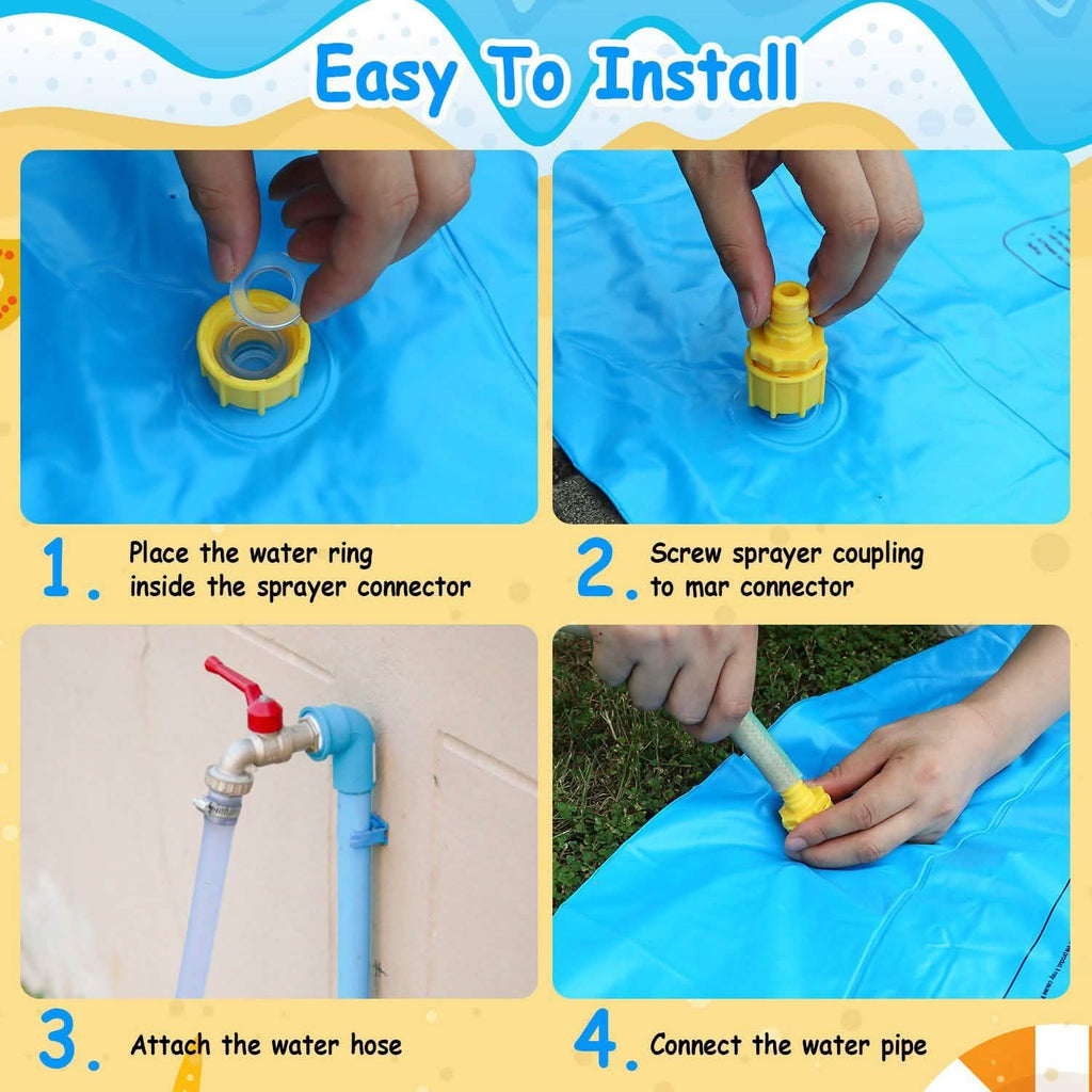 Sprinkler and Splash Pad for Kids
