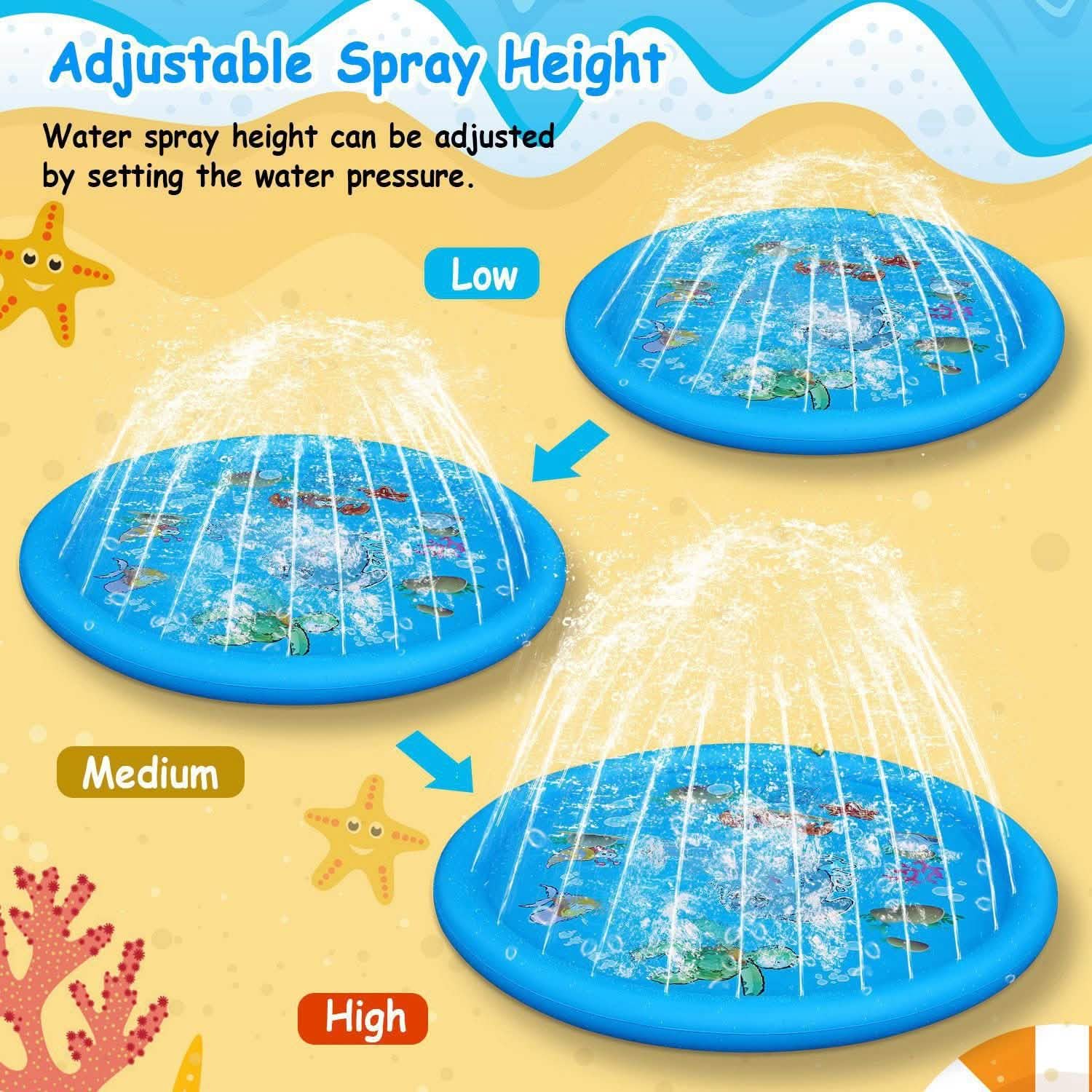 Sprinkler and Splash Pad for Kids
