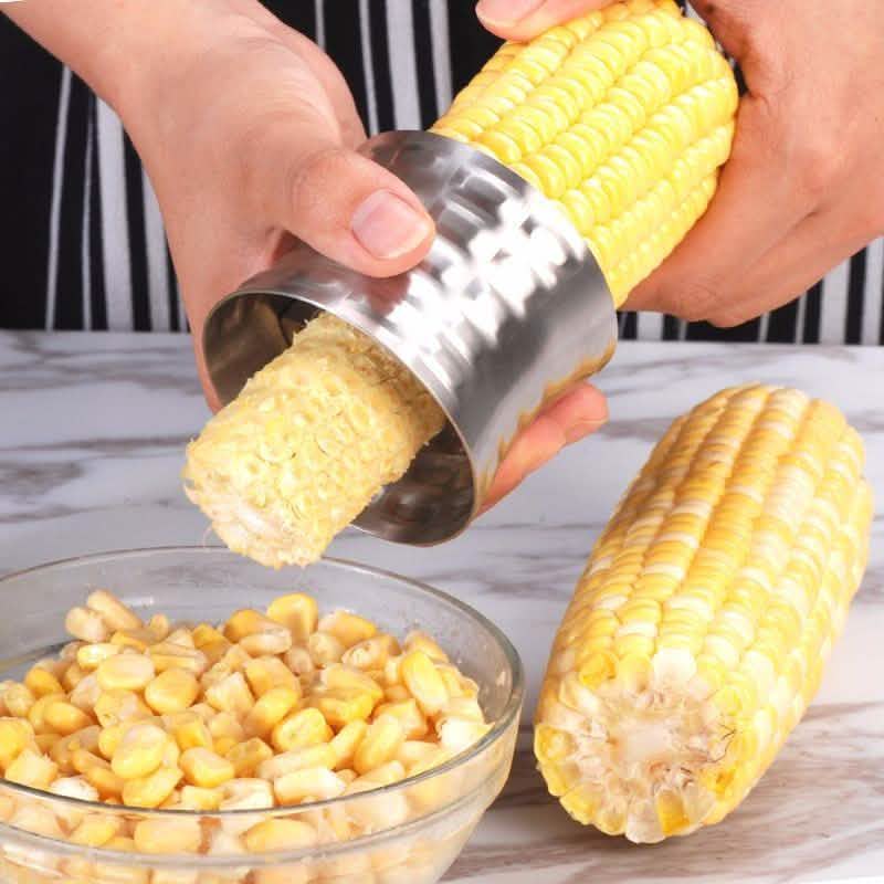 Stainless Steel Corn Stripper and Peeler Ring
