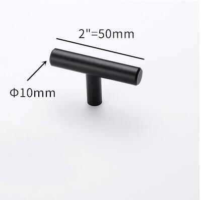 Stainless Steel Kitchen Door Cabinet T Bar Handle Pull Knob Door Pull Handle Stainless Door Handle Stainless Steel Hollow Bar Drawer Pulls Cupboard Knob For Kitchen Furniture