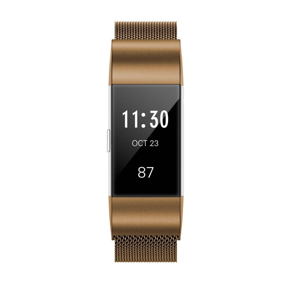 Stainless Steel Mesh Milanese Loop Band for Fitbit Charge 2