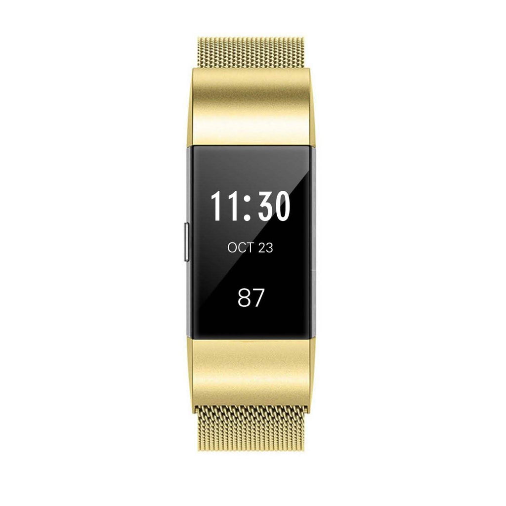 Stainless Steel Mesh Milanese Loop Band for Fitbit Charge 2