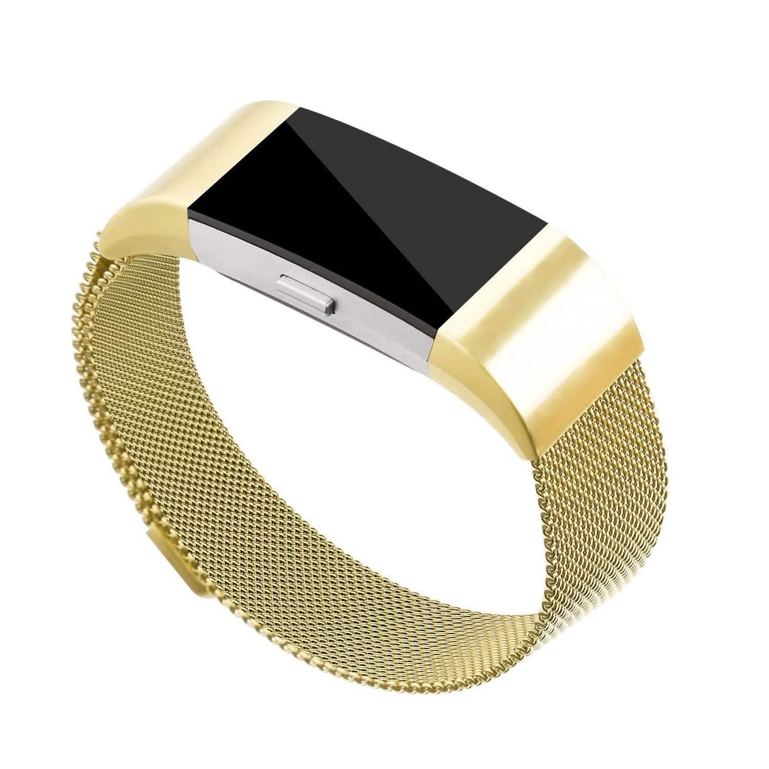 Stainless Steel Mesh Milanese Loop Band for Fitbit Charge 2