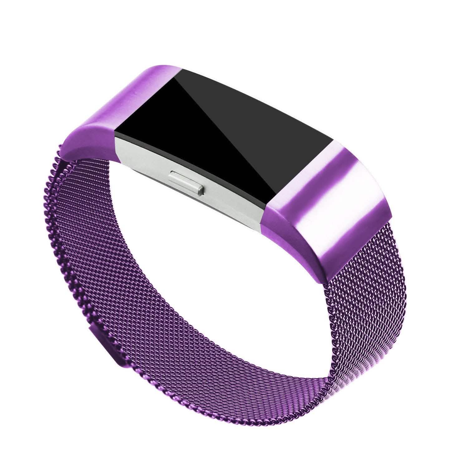 Stainless Steel Mesh Milanese Loop Band for Fitbit Charge 2
