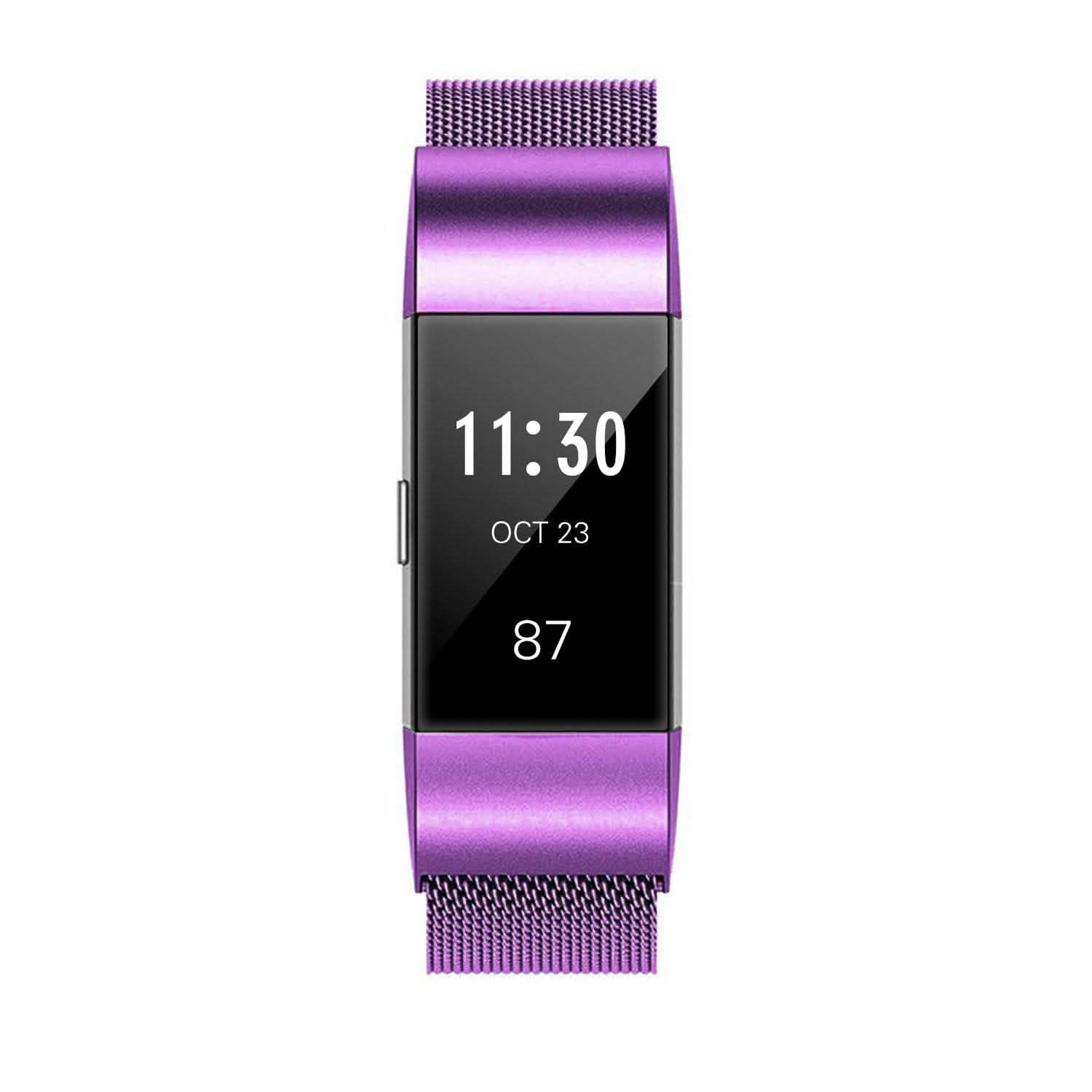 Stainless Steel Mesh Milanese Loop Band for Fitbit Charge 2