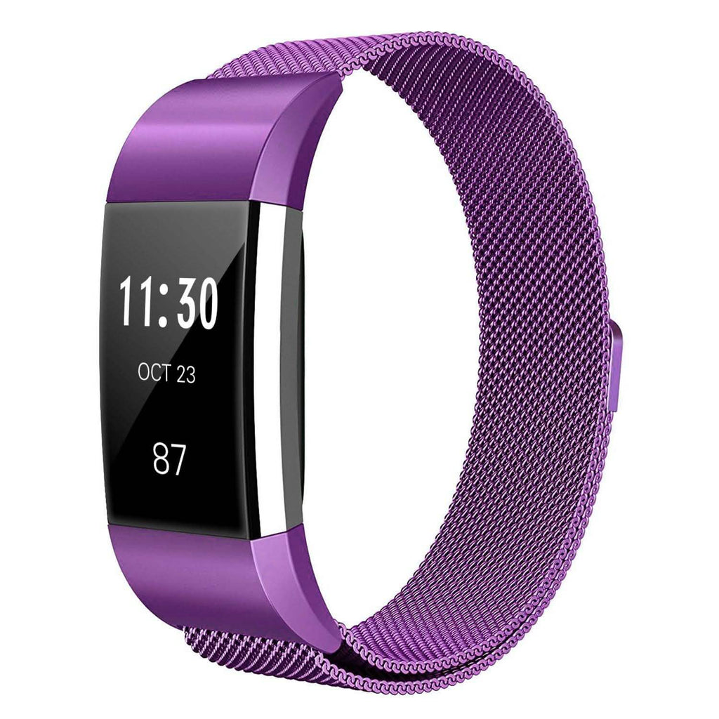 Stainless Steel Mesh Milanese Loop Band for Fitbit Charge 2