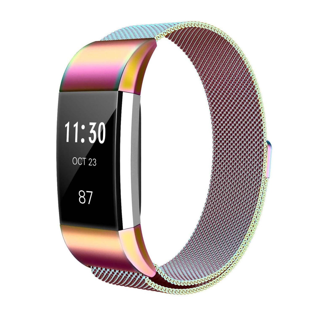 Stainless Steel Mesh Milanese Loop Band for Fitbit Charge 2
