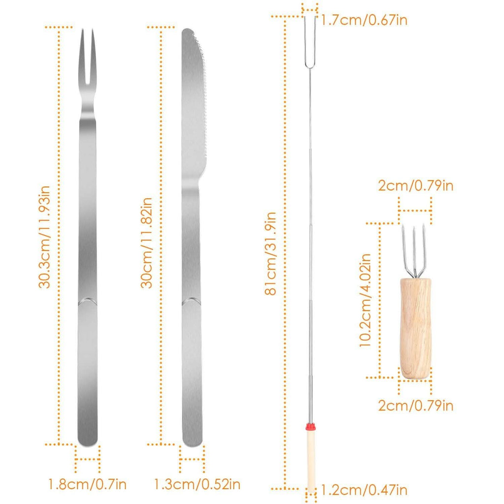 Stainless Steel Roasting Sticks