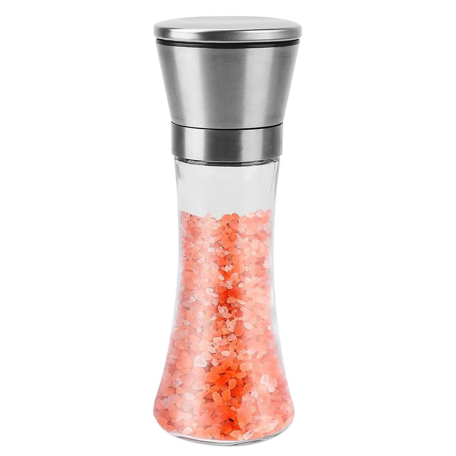 Stainless Steel Salt Pepper Grinder with Adjustable Coarseness