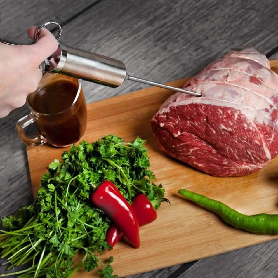 Stainless Steel Turkey And Meat Seasoning Injector