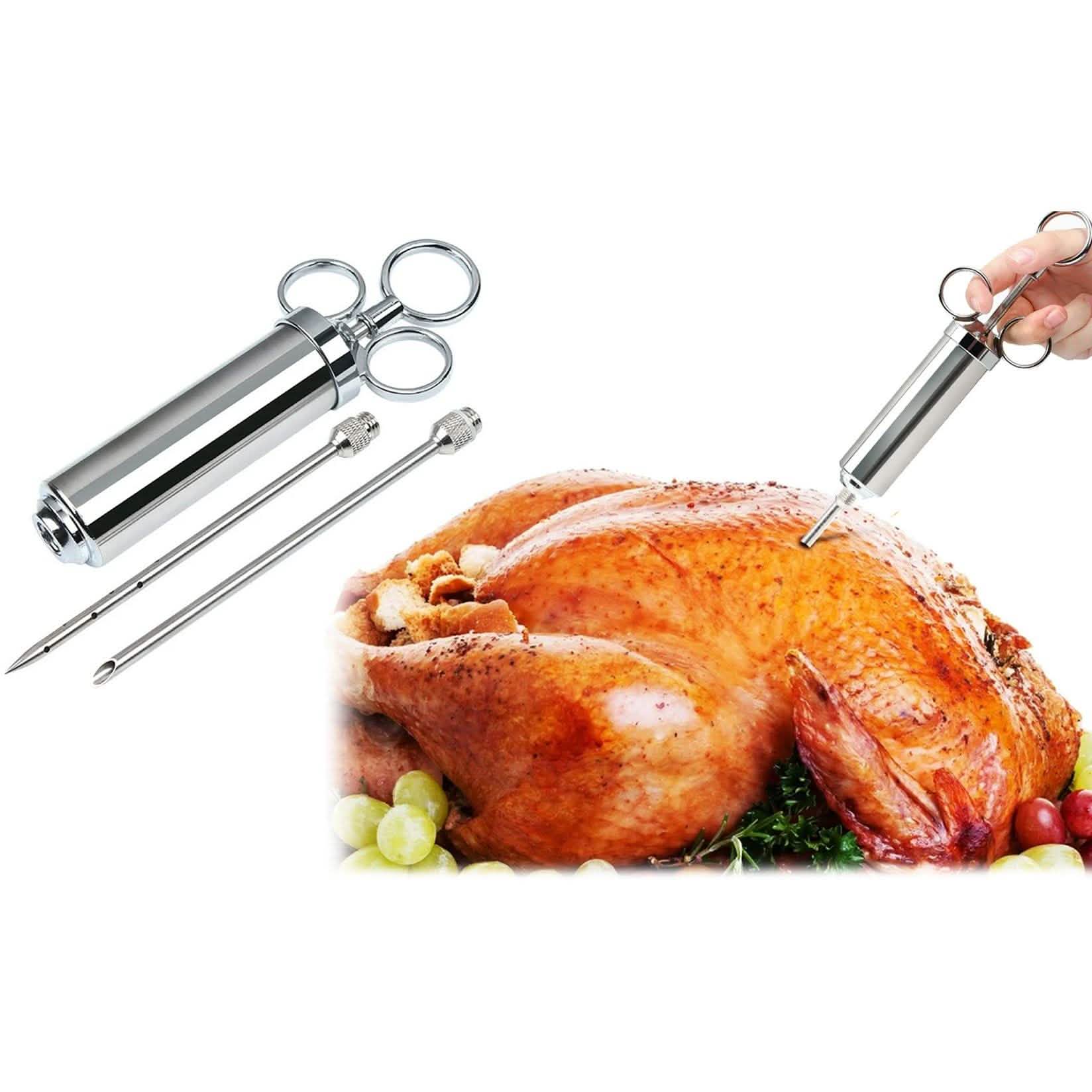 Stainless Steel Turkey And Meat Seasoning Injector