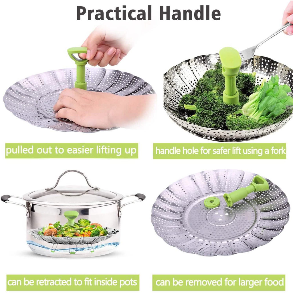 Stainless Steel Vegetable Steamer Basket