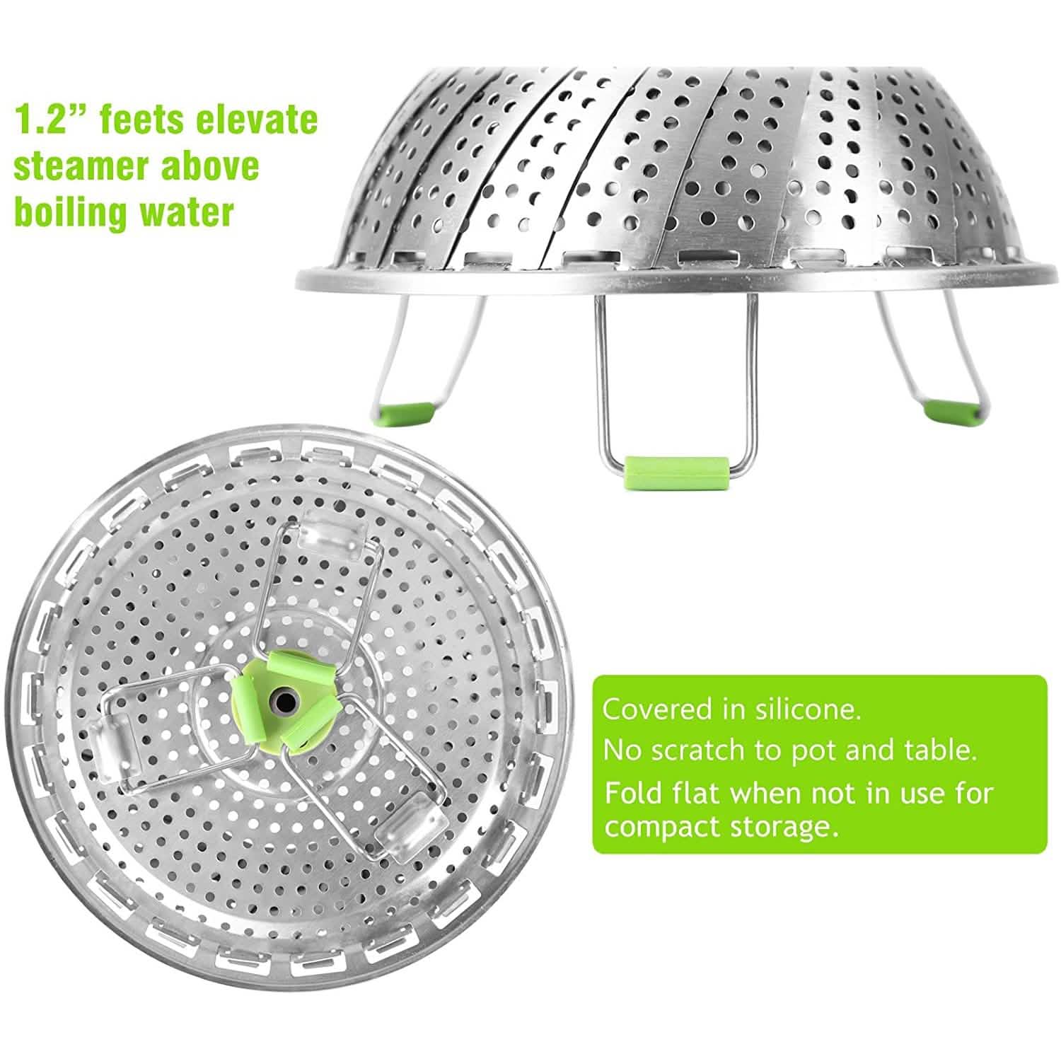Stainless Steel Vegetable Steamer Basket