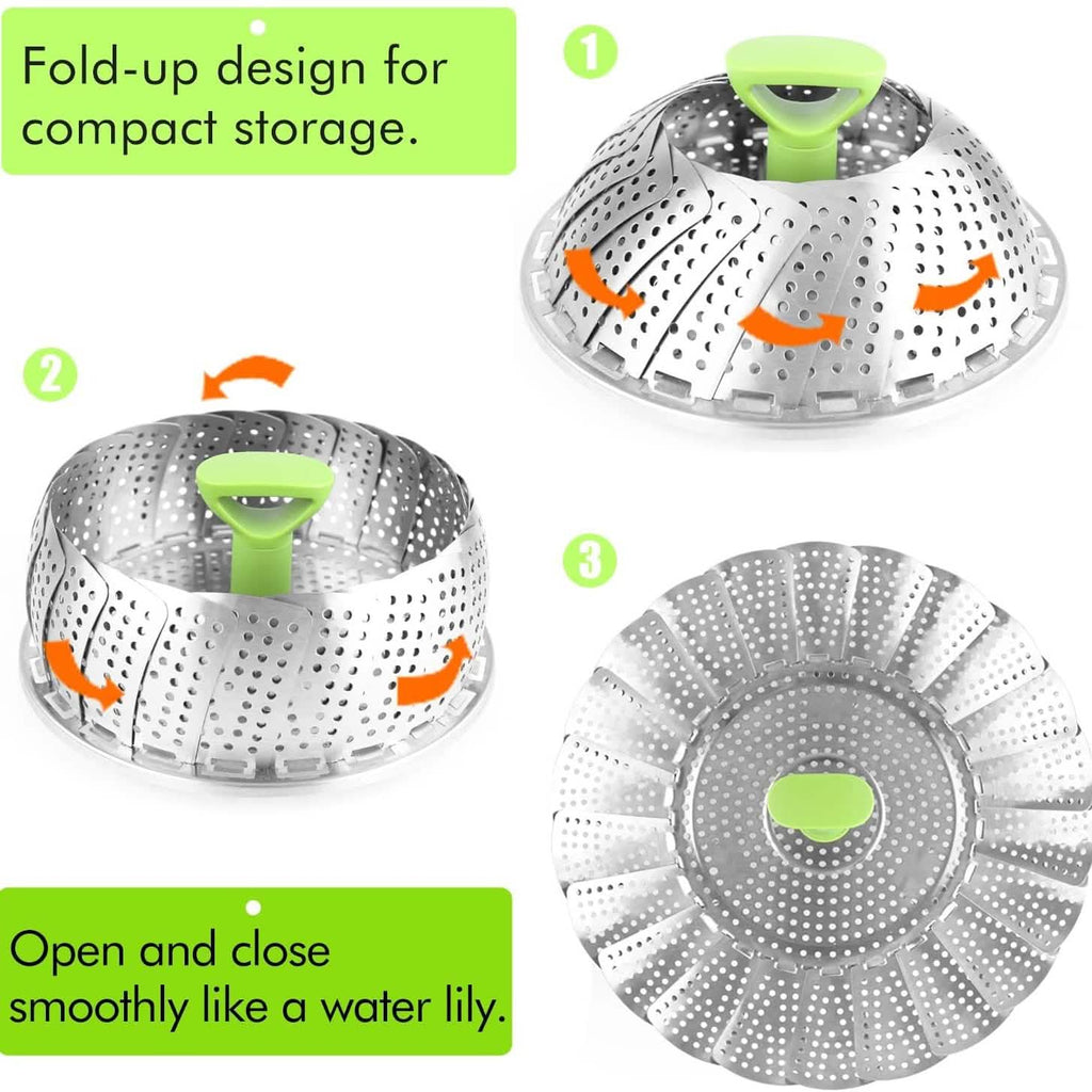 Stainless Steel Vegetable Steamer Basket